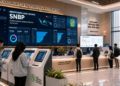 Dashboard interaktif Monitoring Hasil SNBP yang menampilkan sistem pelacakan kelulusan prestasi siswa real-time untuk mendukung efisiensi pendaftaran kota Medan.