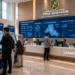 Dashboard interaktif Monitoring Izin Klinik Medan yang menampilkan sistem pemantauan data fasilitas real-time untuk mendukung efisiensi kesehatan kota Medan