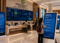 Dashboard interaktif Pemanfaatan Fasilitas Ujian yang menampilkan alur penggunaan ruang real-time untuk mendukung efisiensi pendaftaran kota Medan.