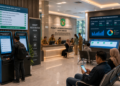 Dashboard interaktif Pendaftaran Akun Sekolah yang menampilkan alur aktivasi profil real-time untuk mendukung efisiensi pendaftaran kota Medan.