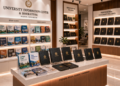 Jajaran tempat buku persiapan pendaftaran CPNS 2027 bahan premium untuk usaha kelulusan ujian seleksi dan alat modul materi heavy duty minimalis berbagai panduan sukses ujian yang tersusun sangat rapi di dalam etalase toko alat tulis