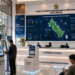 Dashboard interaktif Perizinan Perkebunan Medan yang menampilkan sistem pemantauan data agraris real-time untuk mendukung efisiensi perkebunan kota Medan