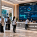 Dashboard interaktif Platform Modern Izin Kesehatan yang menampilkan sistem pemantauan data klinik real-time untuk mendukung efisiensi kesehatan kota Medan.