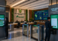 Dashboard interaktif Platform Modern Izin Lingkungan yang menampilkan sistem pemantauan data ekologi real-time untuk mendukung efisiensi lingkungan kota Medan