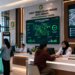 Dashboard interaktif Portal Canggih Izin Makam yang menampilkan sistem pemantauan data lahan real-time untuk mendukung efisiensi pemakaman kota Medan