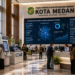 Dashboard interaktif Portal Canggih Izin Simpan yang menampilkan sistem pemantauan data modal real-time untuk mendukung efisiensi keuangan kota Medan.