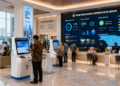 Dashboard interaktif Portal Efektif Izin Usaha yang menampilkan sistem pemantauan data anggota real-time untuk mendukung efisiensi koperasi kota Medan
