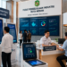 Dashboard interaktif Portal Terpadu Izin Industri yang menampilkan sistem pemantauan data produksi real-time untuk mendukung efisiensi perindustrian kota Medan