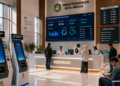 Dashboard interaktif Prosedur Tes Kampus yang menampilkan alur agenda verifikasi real-time untuk mendukung efisiensi pendaftaran kota Medan.