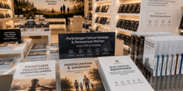 Jajaran tempat buku panduan proteksi hukum ASN Pemkot Medan Adil bahan premium untuk usaha pembuatan rencana clearance sengketa pegawai dan alat pusat instrumen clearance sengketa Medan heavy duty minimalis berbagai folder lembar jaminan yang tersusun sangat rapi di dalam etalase toko perlengkapan kantor
