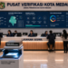 Dashboard interaktif Protokol Verifikasi Prestasi SNBP yang menampilkan alur validasi data prestasi siswa real-time untuk mendukung efisiensi pendaftaran kota Medan.