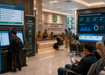 Dashboard interaktif Seleksi Jalur Afirmasi yang menampilkan alur verifikasi inklusi real-time untuk mendukung efisiensi pendaftaran kota Medan.
