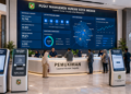 Dashboard interaktif Sistem Efisien Izin Hunian yang menampilkan sistem pemantauan data properti real-time untuk mendukung efisiensi perumahan kota Medan