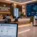 Dashboard interaktif Sistem Efisien Izin Perdagangan yang menampilkan sistem pemantauan data niaga real-time untuk mendukung efisiensi perdagangan kota Medan