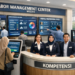 Dashboard interaktif Sistem Informasi Izin Kerja yang menampilkan sistem pemantauan data kompetensi real-time untuk mendukung efisiensi kerja kota Medan