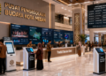 Dashboard interaktif Sistem Maju Izin Budaya yang menampilkan sistem pemantauan data kultural real-time untuk mendukung efisiensi pariwisata budaya kota Medan