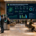 Dashboard interaktif Sistem Maju Izin Hijau yang menampilkan sistem pemantauan data dampak real-time untuk mendukung efisiensi lingkungan kota Medan
