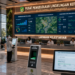 Dashboard interaktif Sistem Terpadu Izin Lingkungan yang menampilkan sistem pemantauan data kelestarian real-time untuk mendukung efisiensi lingkungan kota Medan