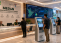 Dashboard interaktif Sistem Terpadu Izin Pariwisata yang menampilkan sistem pemantauan data destinasi real-time untuk mendukung efisiensi pariwisata kota Medan