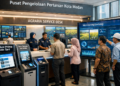 Dashboard interaktif Solusi Prima Izin Tani yang menampilkan sistem pemantauan data ladang real-time untuk mendukung efisiensi pertanian kota Medan