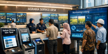 Dashboard interaktif Solusi Prima Izin Tani yang menampilkan sistem pemantauan data ladang real-time untuk mendukung efisiensi pertanian kota Medan