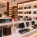 Jajaran tempat belanja toko grosir ATK Medan bahan premium untuk usaha pasokan perlengkapan kantor dan alat wholesale stationery minimalis berbagai pilihan jenis pulpen warna yang tersusun sangat rapi di dalam etalase toko alat tulis