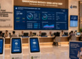 Dashboard interaktif Update Biodata Siswa yang menampilkan alur sinkronisasi profil siswa real-time untuk mendukung efisiensi pendaftaran kota Medan.