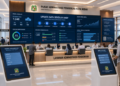 Dashboard interaktif Update Data Sekolah SNBP yang menampilkan alur pemutakhiran profil sekolah real-time untuk mendukung efisiensi pendaftaran kota Medan.