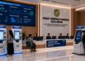 Dashboard interaktif Verifikasi Akun Siswa yang menampilkan alur validasi identitas siswa real-time untuk mendukung efisiensi pendaftaran kota Medan.