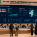 Dashboard interaktif Verifikasi Dokumen SNBP yang menampilkan alur validasi berkas pendaftaran siswa real-time untuk mendukung efisiensi pendaftaran kota Medan.