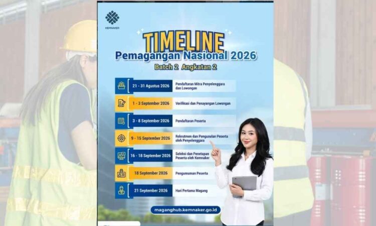 Jadwal Magang Nasional 2026 Batch 2 dan Cara Daftarnya