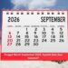 Tanggal Merah September 2026: Apakah Ada Libur Nasional?