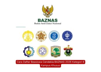 Cara Daftar Beasiswa Cendekia BAZNAS 2026 Kategori 8 Kampus Khusus