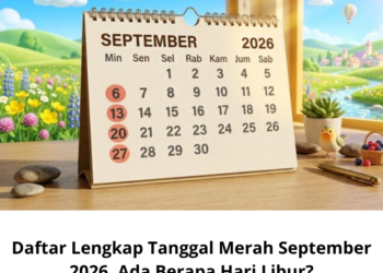 Daftar Lengkap Tanggal Merah September 2026, Ada Berapa Hari Libur?